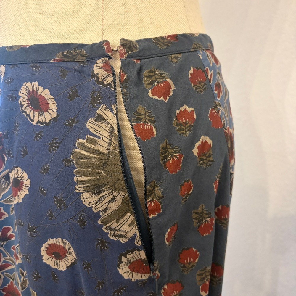 Sundance Maxi Skirt 4 Hippie Boho Patchwork Floral Prairie 90s Vintage Cotton - Picture 4 of 13